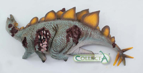 Stegosaurus Dead Carcass 7 1/8in Dinosaurs Collecta 88643 