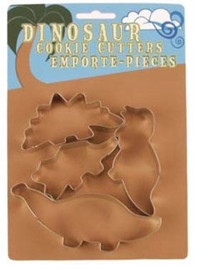 Dinosaur Cookie Cutters ideal for a dinosaur party!