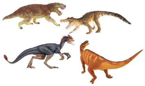 Wild Safari Prehistoric World models.