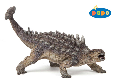 Everything Dinosaur supplies the Papo Ankylosaurus dinosaur model.