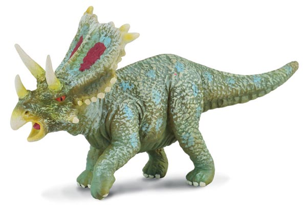 Chasmosaurus dinosaur model.