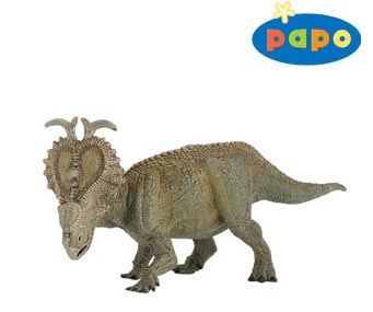 A Pachyrhinosaurus Model.