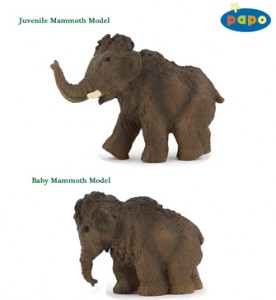 Papo Woolly Mammoth models