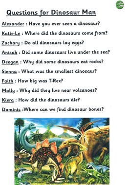 Questions about Dinosaurs