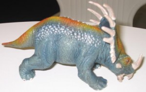 Styracosaurus dinosaur model
