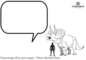 Triceratops helps with speech development.