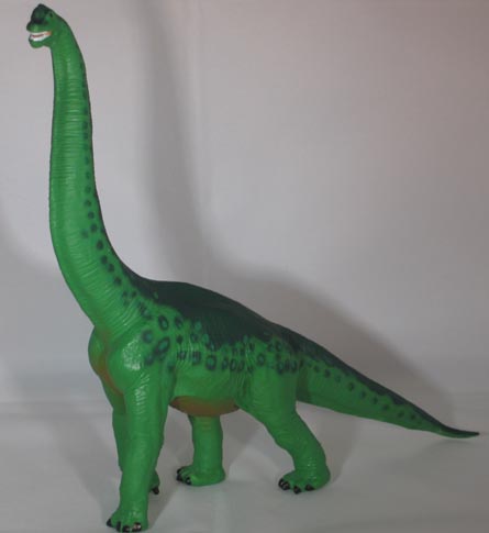 The new Brachiosaurus dinosaur model.