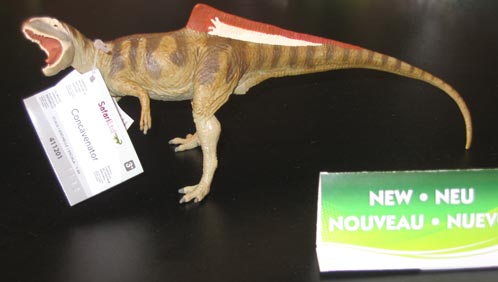 Concavenator dinosaur model.