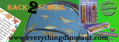 back to school with Everything Dinosaur.