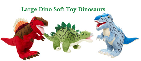 Cute and cuddly dinosaur soft toys