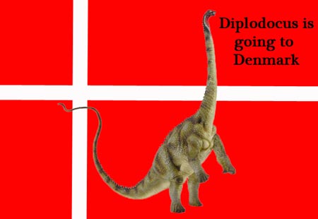 Diplodocus Fossil Going to Danish Museum