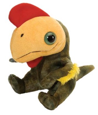 A very cute and cuddly dinosaur soft toy!