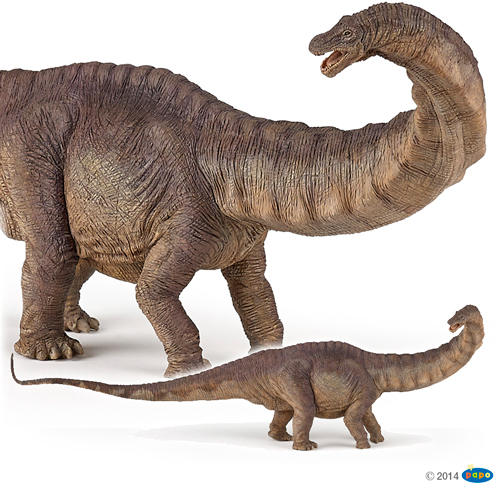 Papo Young Apatosaurus dinosaur model.