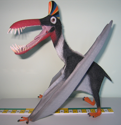 CollectA Guidraco pterosaur model. Study into pterosaur locomotion.