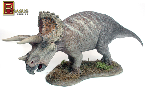 Pegasus Triceratops dinosaur model.