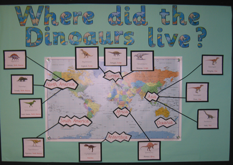 Where did dinosaurs live?