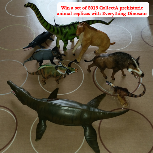 Win a fantastic set of 8 prehistoric animal models.