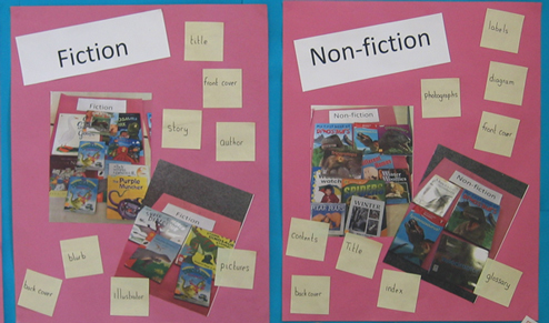 Helping to learn the difference between fiction and non-fiction texts