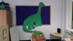 A friendly sauropod