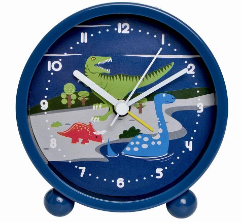 Dinosaur alarm clock.