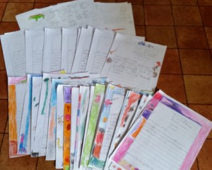Thank you letters.