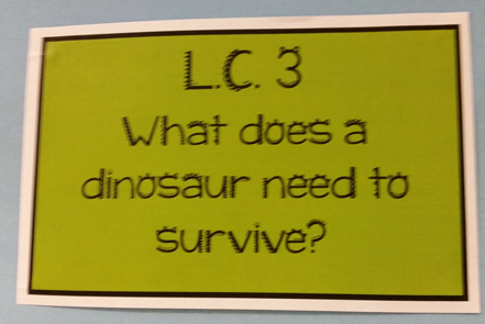 Lots of questions about dinosaurs on display.