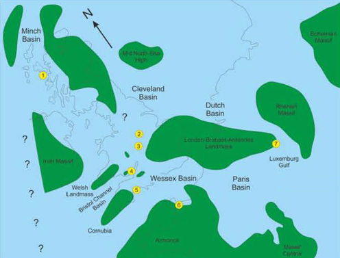 Europe consisted of a series of islands 200 million years ago.