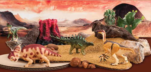 The excellent Battat Terra dinosaur models.