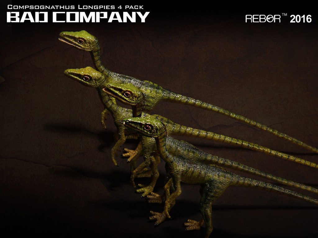 Rebor Compsognathus set "Bad Company"
