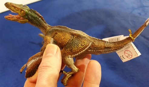 The feathered Velociraptor from Papo.