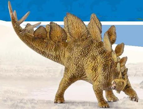 Schleich (2017) Stegosaurus dinosaur model.