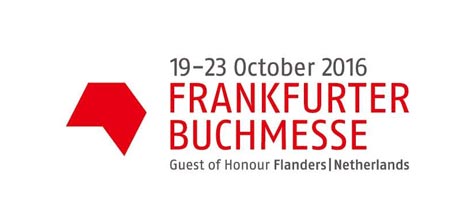 Frankfurther Buchmesse logo (2016). The Frankfurt Book Fair logo.