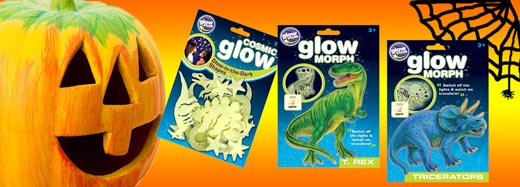 Dinosaur glow in the dark stickers.