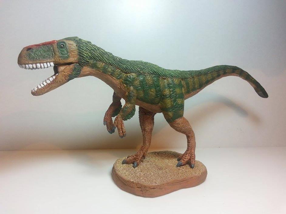 Paleo-Creatures Eotyrannus dinosaur model.