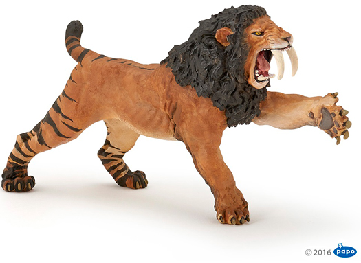 The Papo roaring Sabre-Tooth Cat.