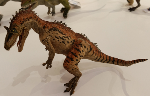 Papo Cryolophosaurus dinosaur model.
