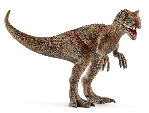 Schleich dinosaur model (Allosaurus).