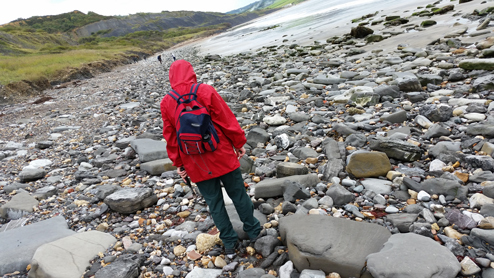 Prospecting for fossils (Lyme Regis) - Lagerstätte.