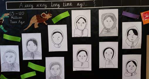 Pictures of Mary Anning.