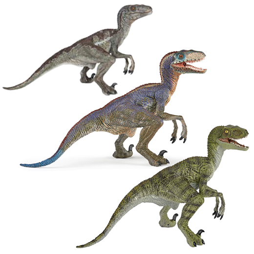 Papo Velociraptors (Papo dinosaur models).