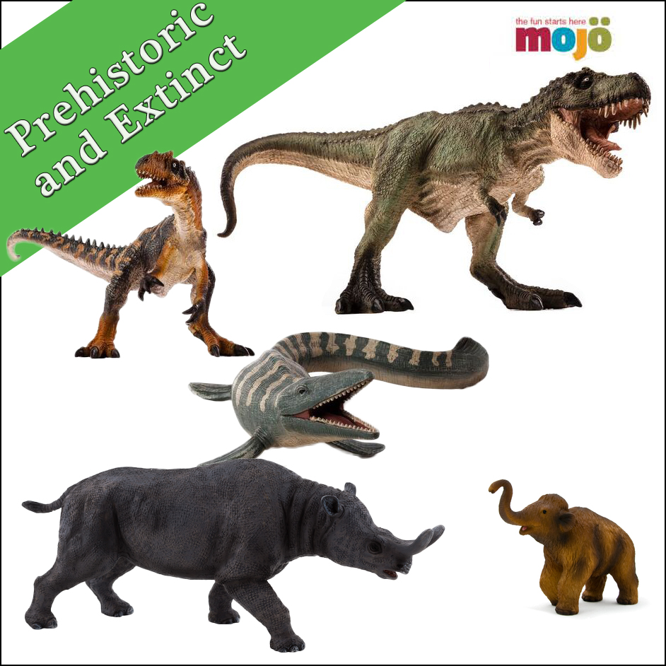 Mojo dinosaur and prehistoric animal models.