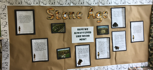 Everything Dinosaur and exploring the Stone Age.