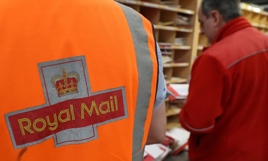 Royal Mail industrial action threatened (October 2017).
