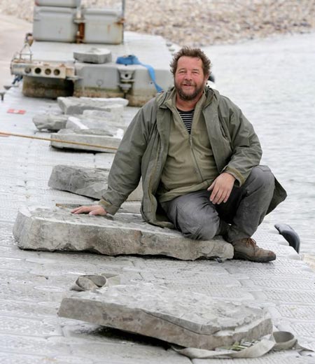 Dorset Fossil Hunter Chris Moore.