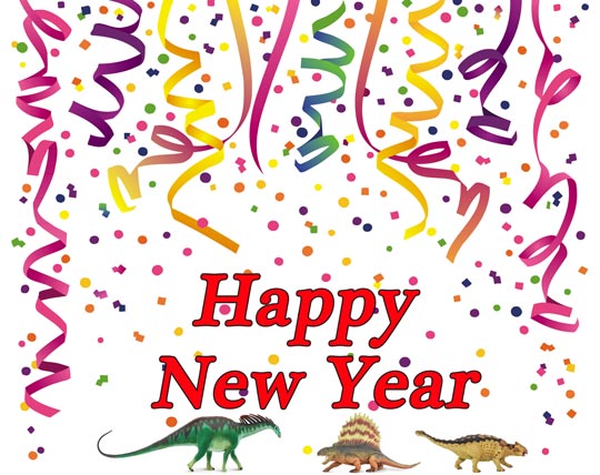 Happy New Year from Everything Dinosaur.