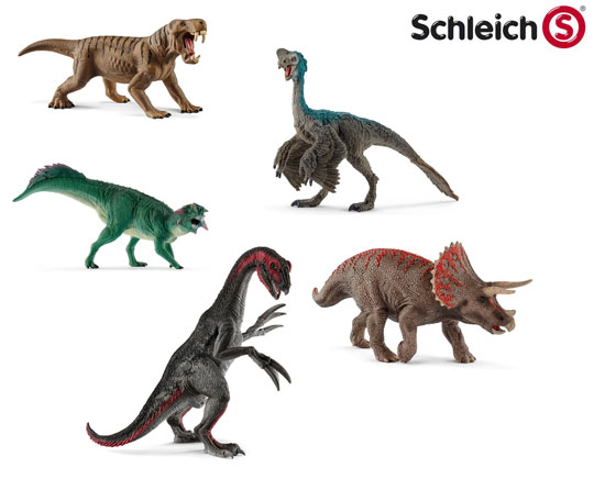New Schleich prehistoric animals (2018).