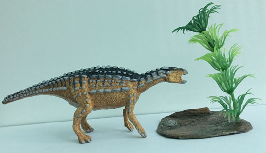 Paleo-Creatures Scelidosaurus replica.