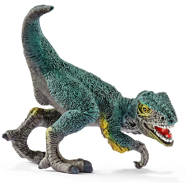 Schleich mini Velociraptor (ocean blue).