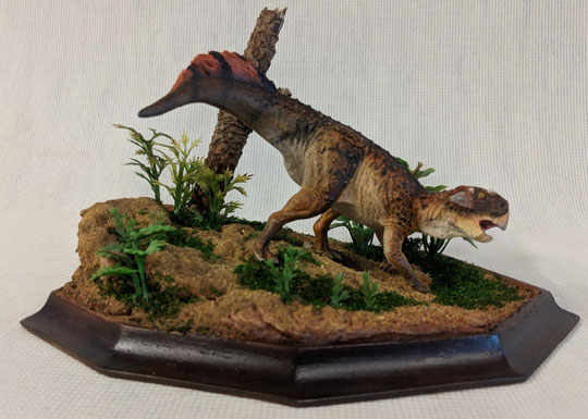 Customised Schleich Psittacosaurus.