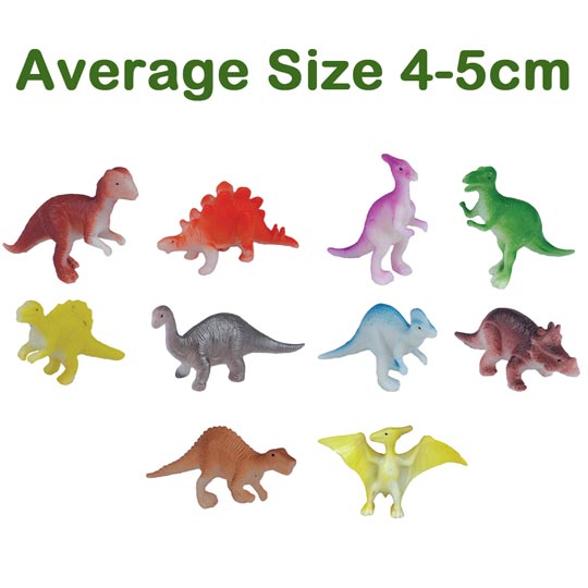 Dinosaur and prehistoric animal models.